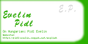 evelin pidl business card